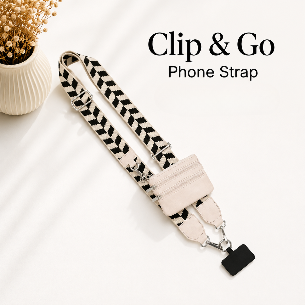 Clip & Go Crossbody Phone Strap
